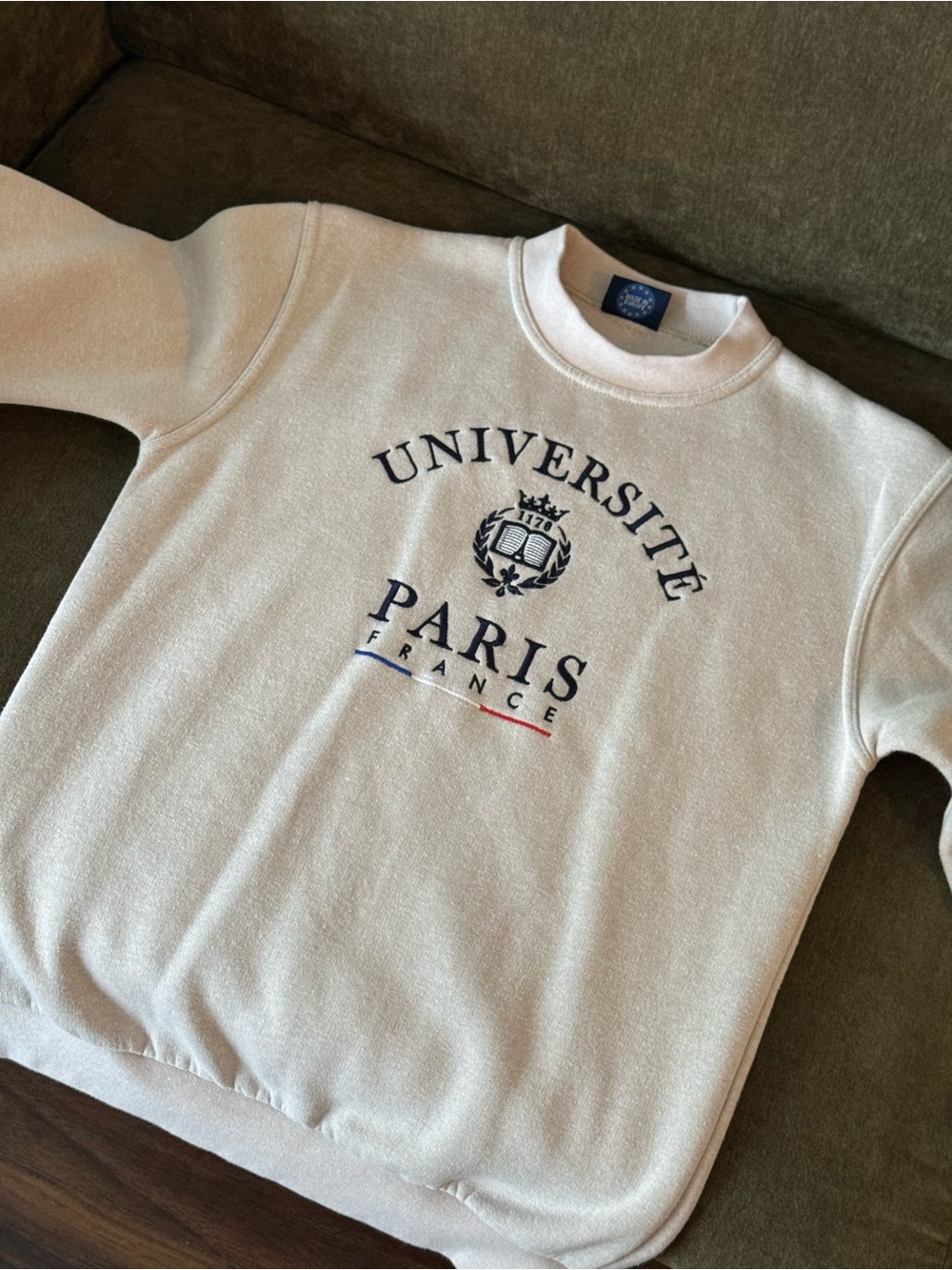 Universite Paris Crewneck Sweatshirt - Size S